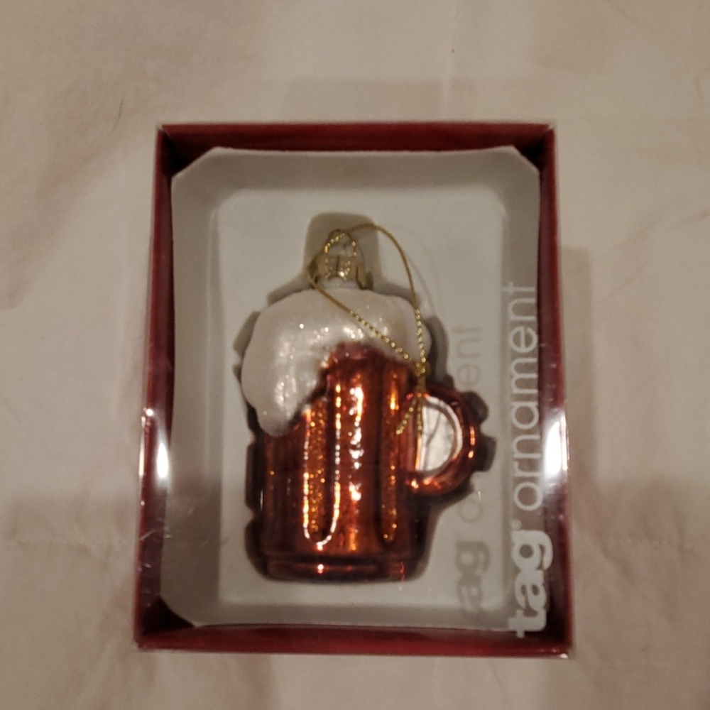 New Tag Frothy Beer Mug Ornament